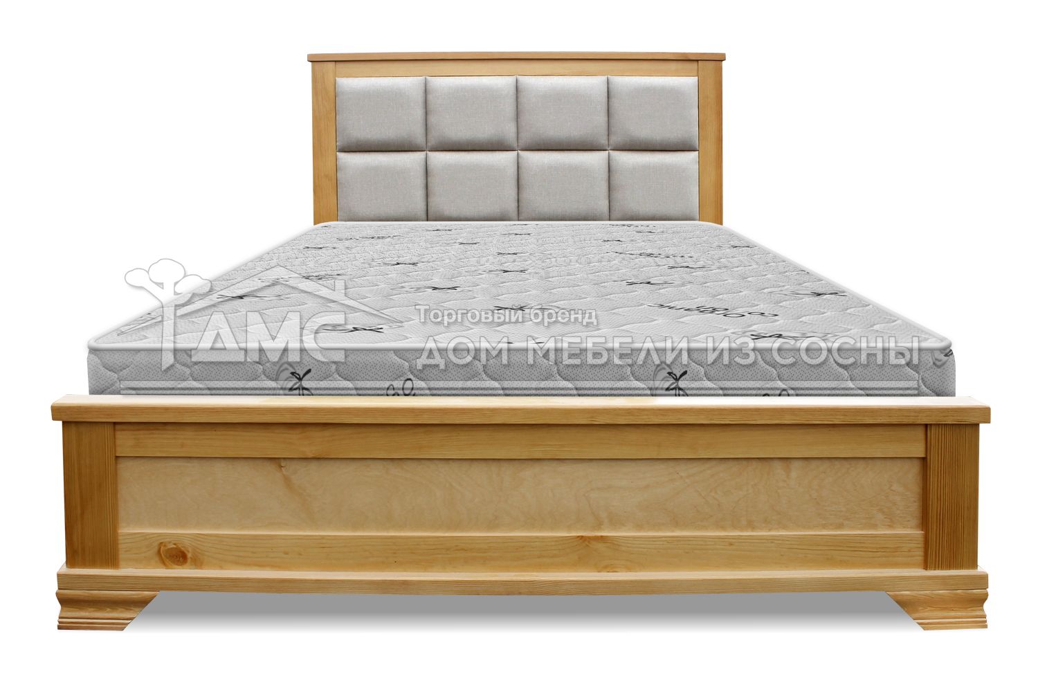 Кровать Классика с мягкой вставкой 1200х2000