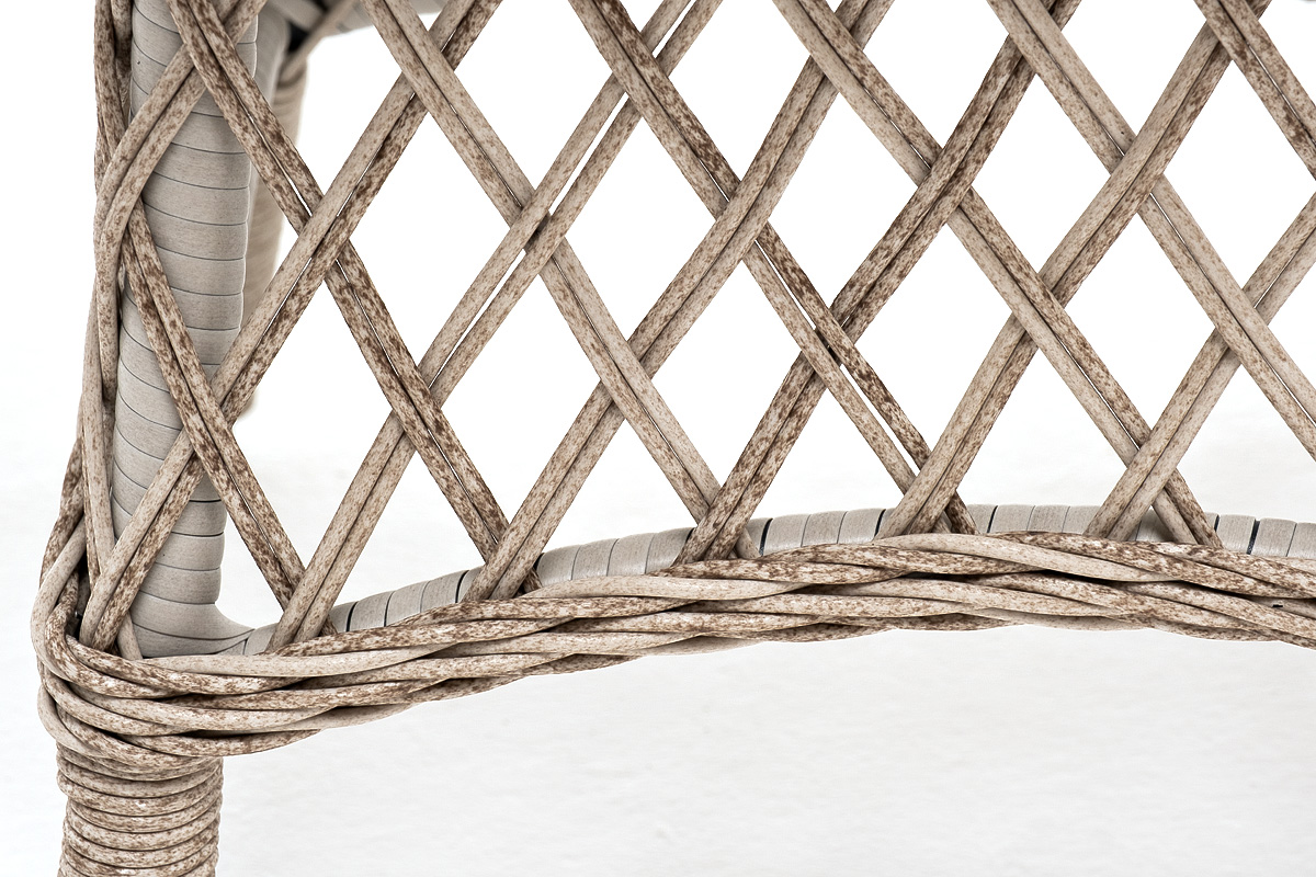 "Эспреззо–80 L" обеденная группа плетеная, цвет бежевый