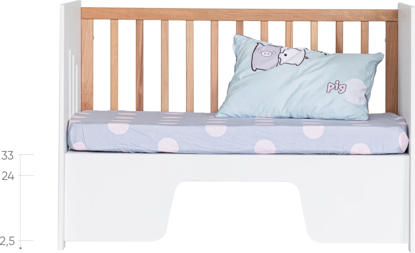 Кроватка-стол Mia НИК 6 б/д (распродажа складских остатков)