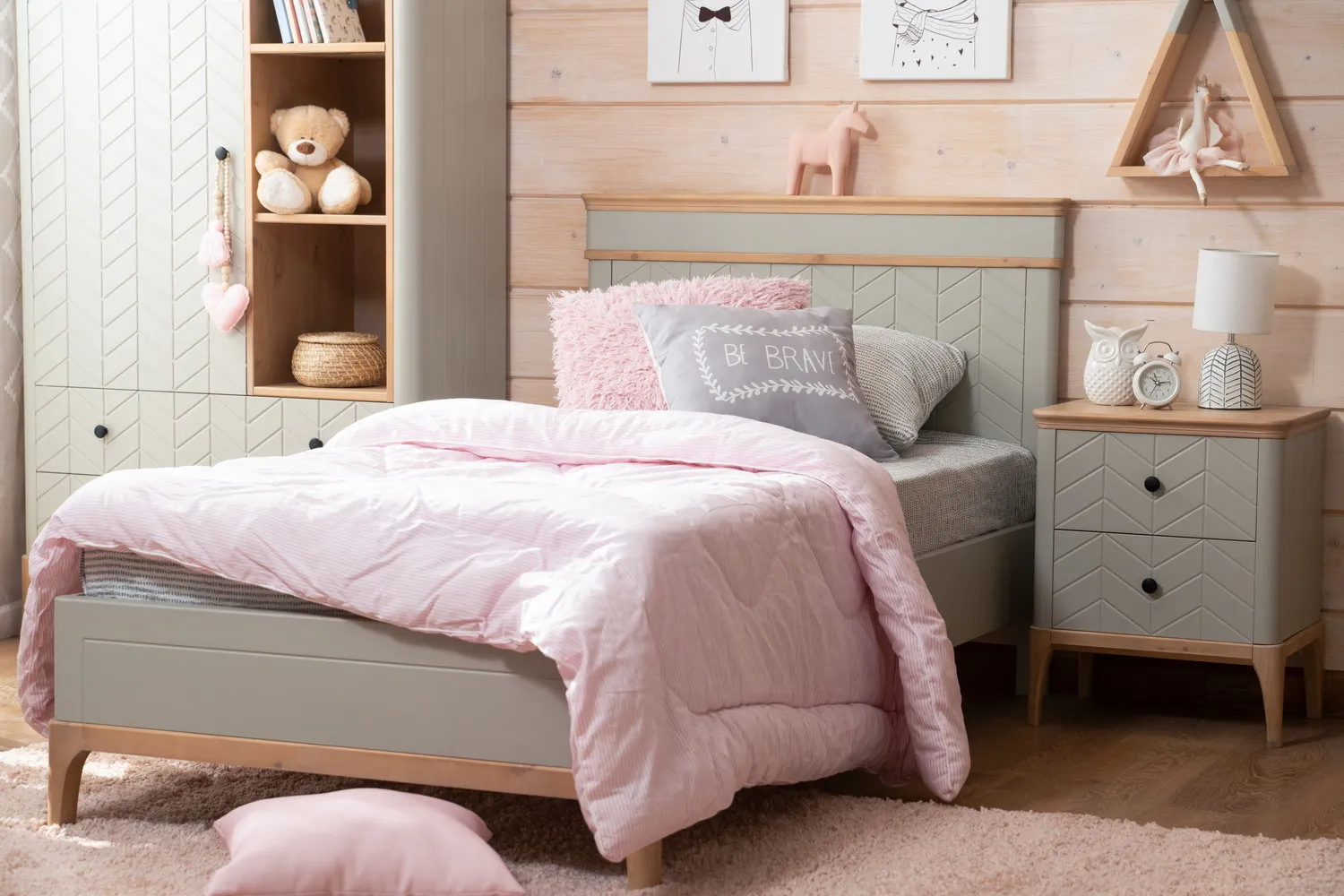 Кровать массив сосны Грета №8 900х2000