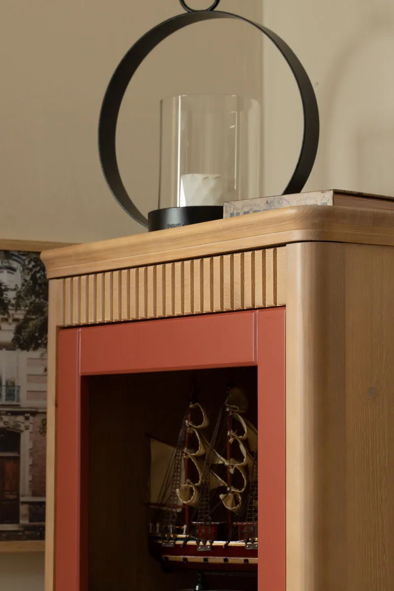 Шкаф книжный Грета №6-140