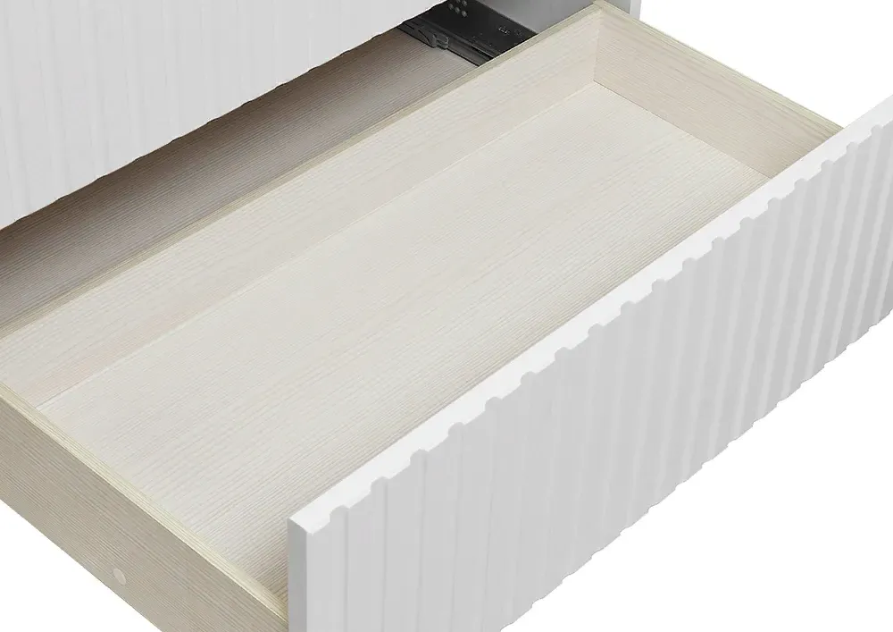 Тумба Риола 80 Белая подвесная